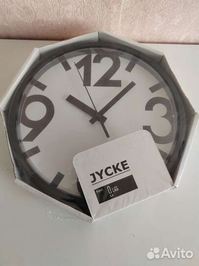 Часы настенные икеа юкке 23см новые