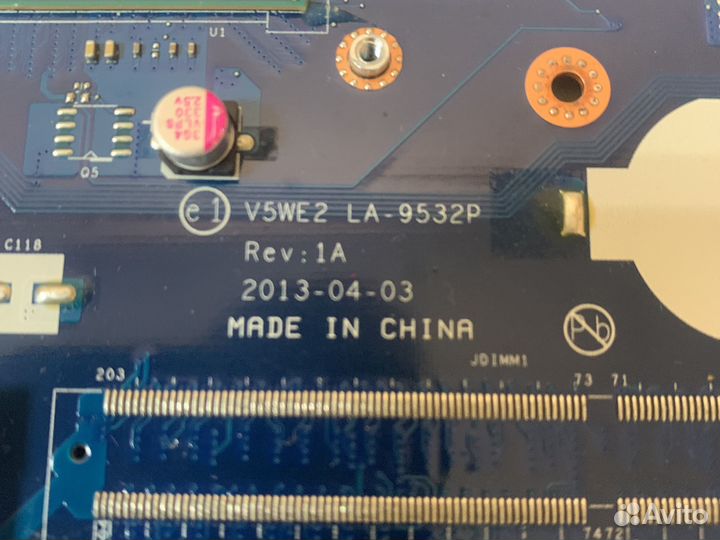 Материнская плата ноутбука acer e1-572