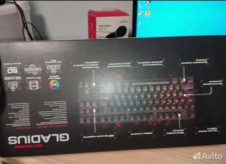 Механическая клавиатура ZET gaming gladius