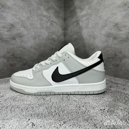 Кроссовки Nike SB Dunk Low White Light Gray