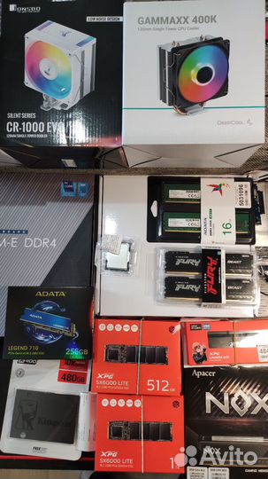 Комплекты LGA 1700: Core i3 12100f + h610 + 16Gb