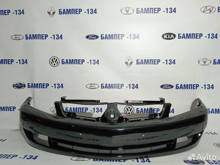 Бампер передний mitsubishi lancer 9 черный