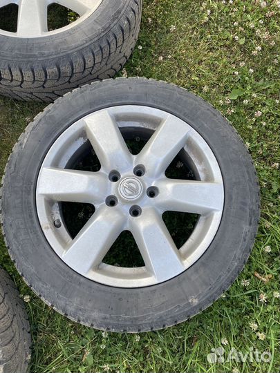 Колеса зимние в сборе на nissan x-trail t31
