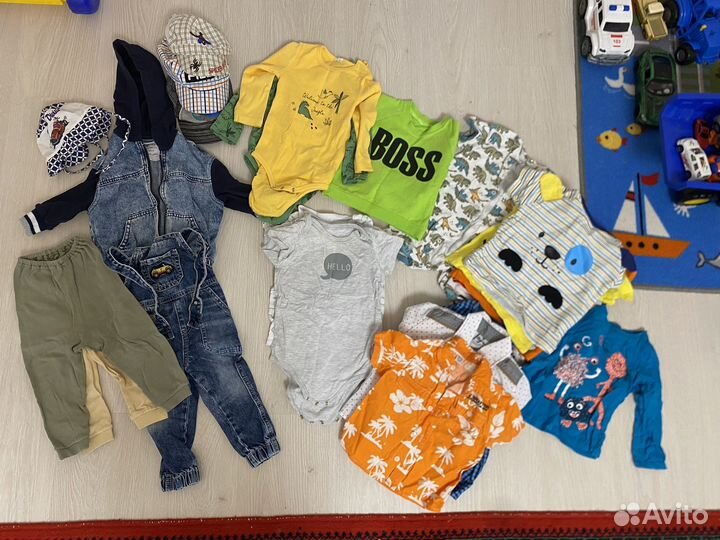 Летние вещи пакетом на мальчика 80-86