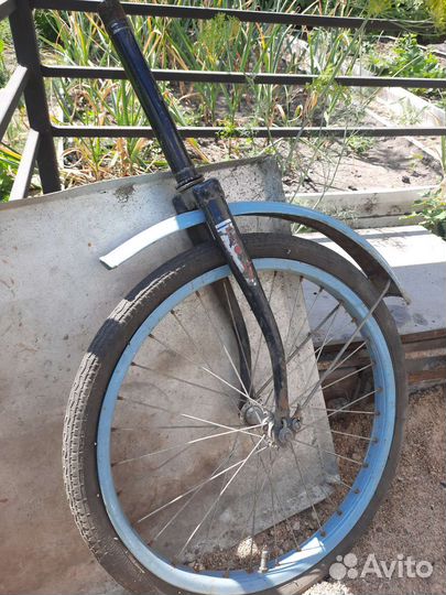Колесо переднее всборе для велосипеда кама