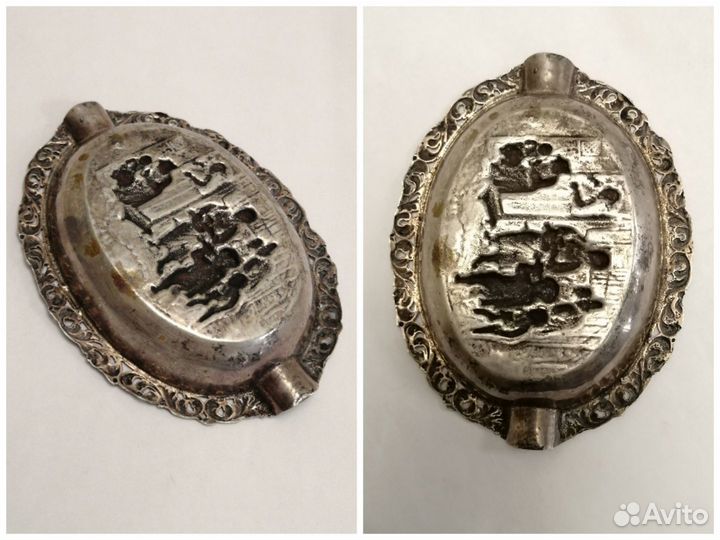 Пепельница Серебро