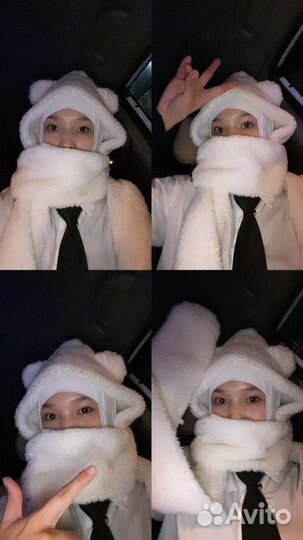 Шапка тедди 3 в 1