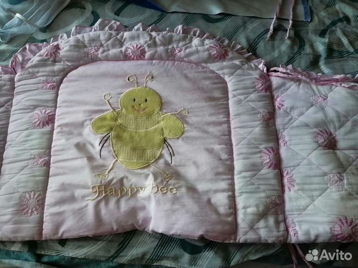 Бортики в кроватку и балдахин