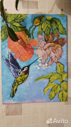 Картина гуашью
