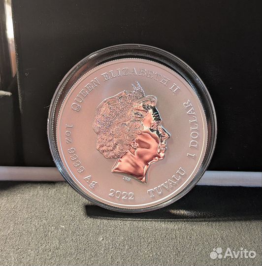 Монета 1 доллар 2022 год Тувалу «Барт Симпсон»