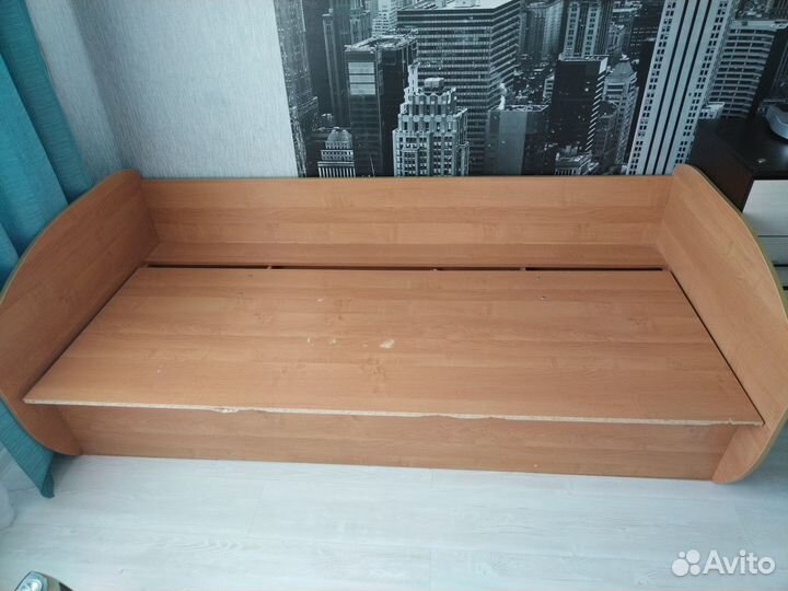 Кровать односпальная 90х200 с подъемным механизмом