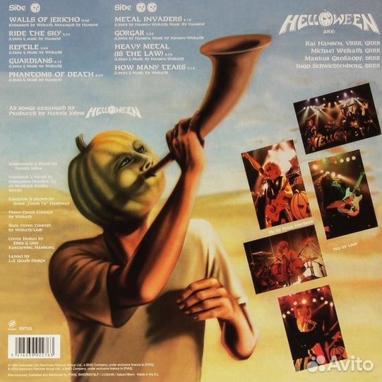 Виниловая пластинка Helloween / Walls Of Jericho (LP)