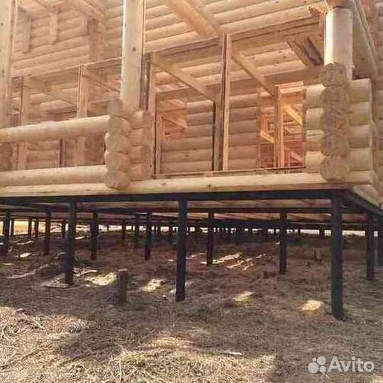 Фундаменты на винтовых сваях