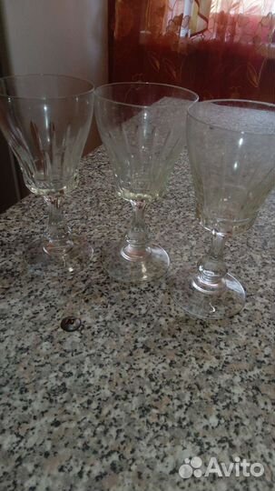 Фужеры хрустальные СССР