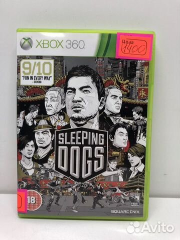 Диск Sleeping dogs английский для Xbox 360