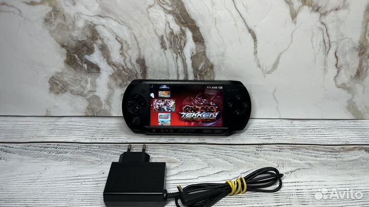 Игровая приставка sony psp e1008 32gb+30игр