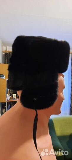 Шапка ушанка мужская норка