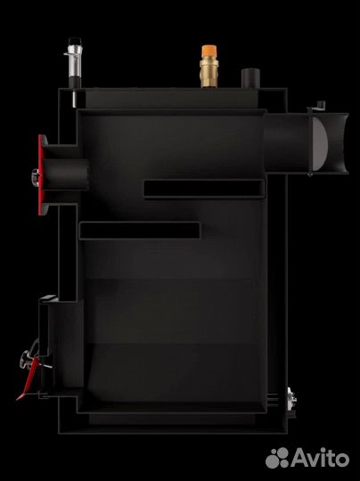 Твердотопливный котёл 50 квт