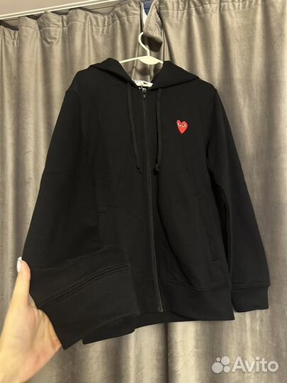 Зип худи толстовка play comme des garcons