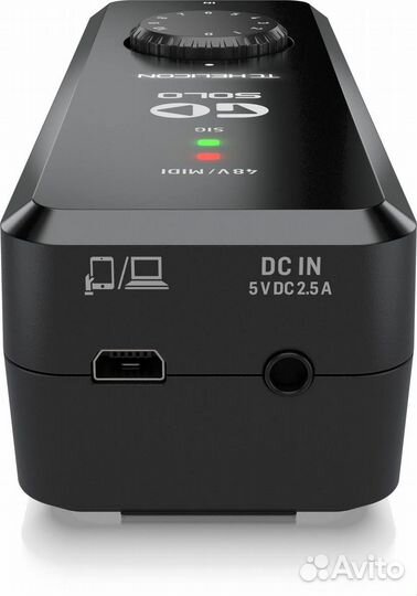 Аудиоинтрефейс TC helicon Go Solo