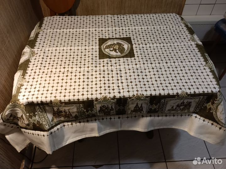 Скатерть лен новая