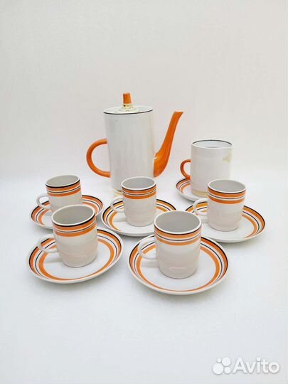 Кофейный сервиз фарфор СССР (#899)