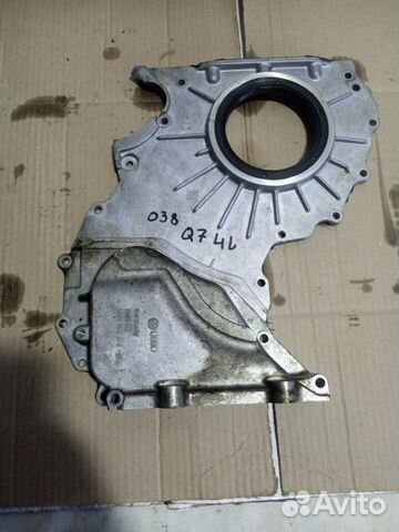 Крышка коленвала задняя Audi Q7 4L BHK 2009—2015