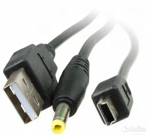Кабель зарядки и передачи данных 2в1 для PSP
