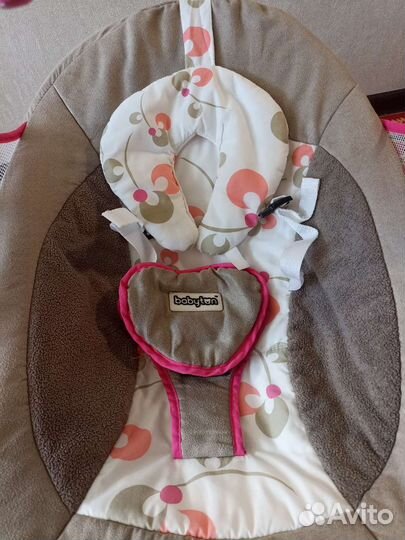 Детская электронная качеля шезлонг