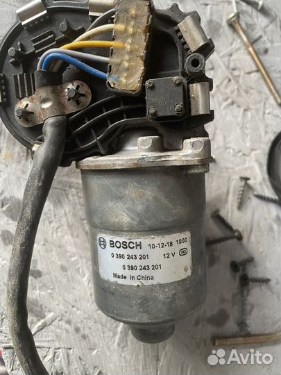 Мотор стеклоочистителя лада калина 1 (передний)