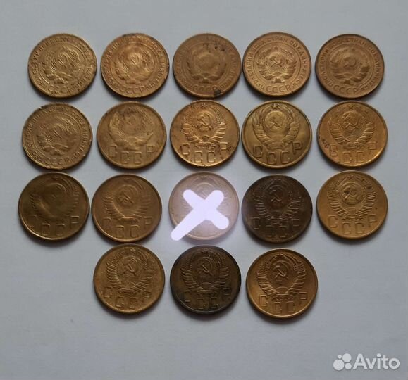 Погодовка, ранние Советы 1, 2, 3, 5 копеек. С 1926