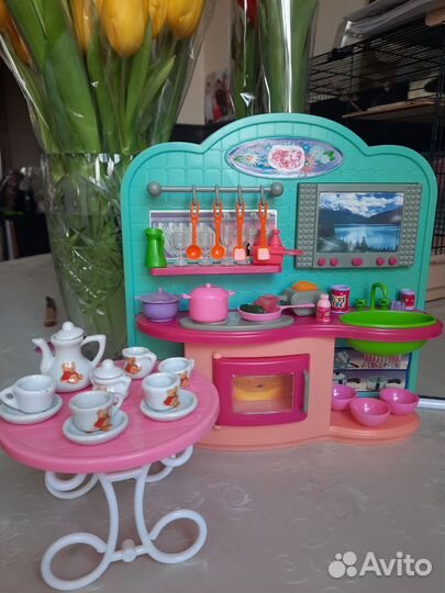Кухня для кукол барби