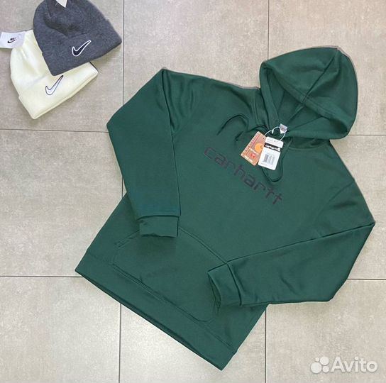 Carhartt толстовка худи на флисе / весна