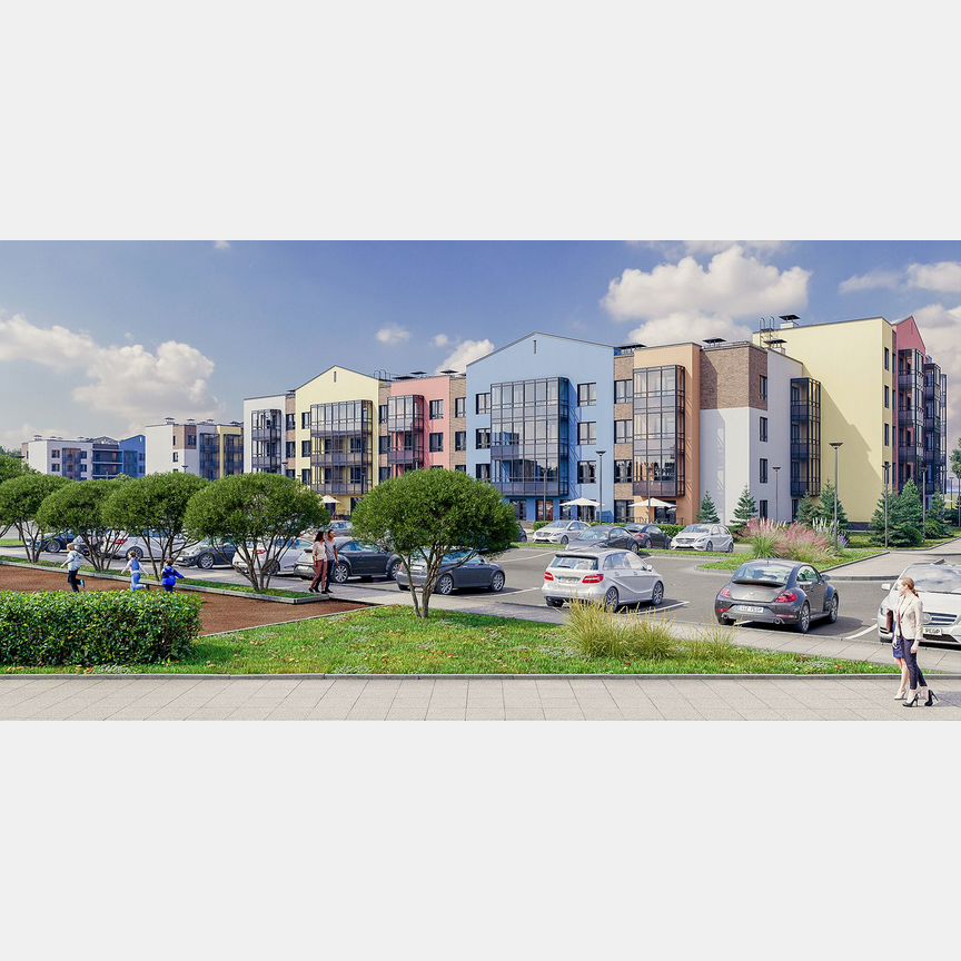 2-к. квартира, 54,4 м², 5/5 эт.