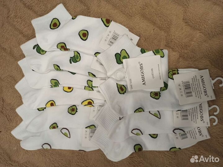 Носки женские 10 пар новые