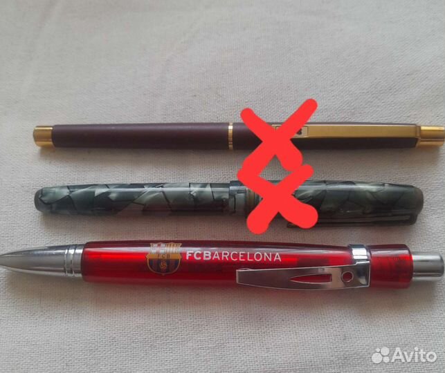 Ручка шариковая с логотипом FcBarcelona и Магнит