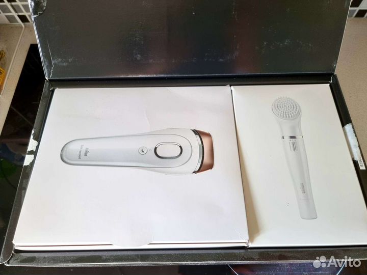 Фотоэпилятор braun silk expert 5+аппарат для лица