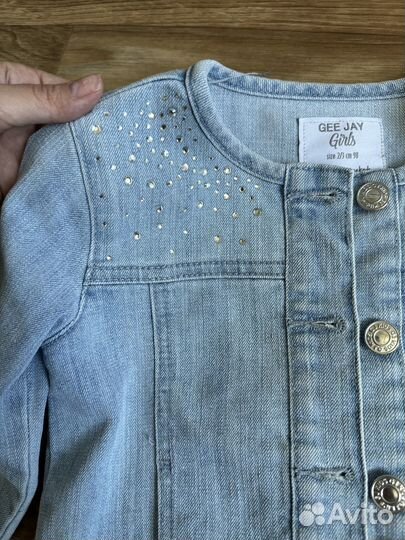 Джинсы и куртка на девочку