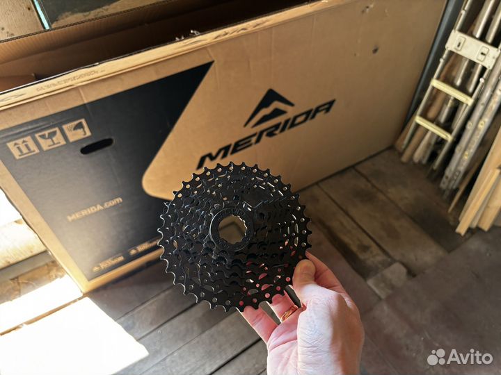 Трансмиссия Microshift 2x8 новая от Merida