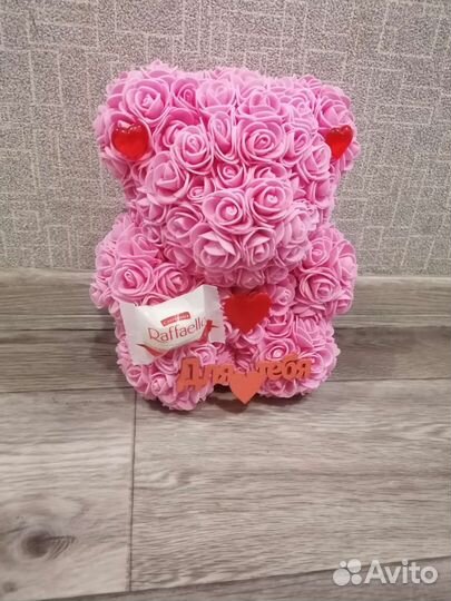 Мишка из роз
