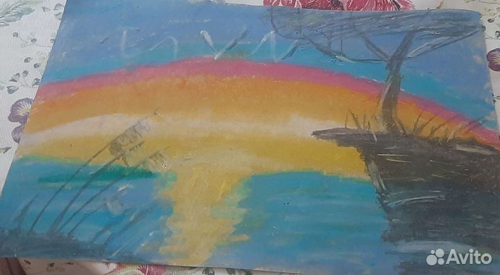 Картина пастель