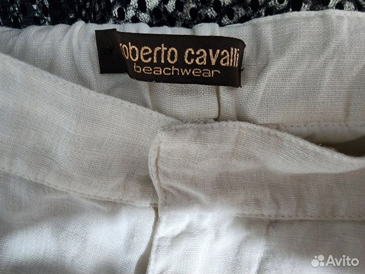 Льняные шорты Roberto Cavalli