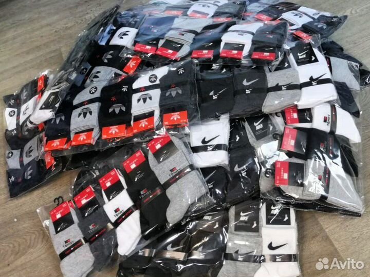 Высокие носки nike adidas