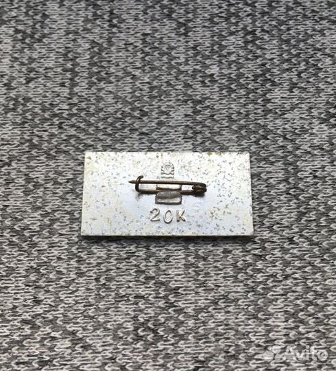 Значок времен СССР - Усть - Илим - Гидроэлектроста