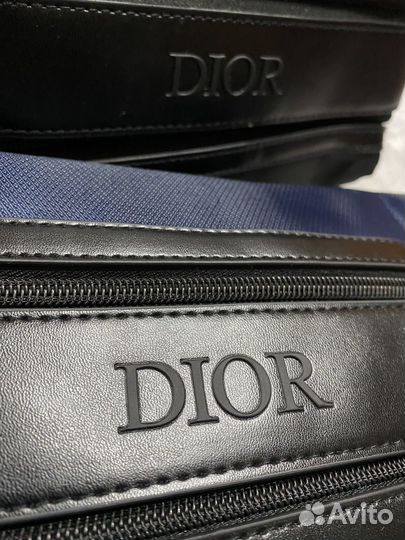 Косметичка christian dior с 2-мя отделениями