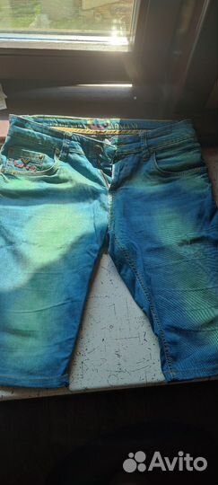 Джинсовые шорты armani