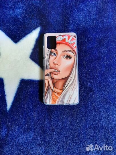 Чехол силиконовый на самсунг галакси А51