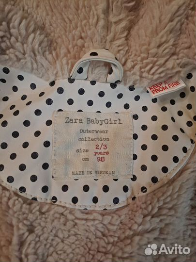 Курточка Zara baby 86-92