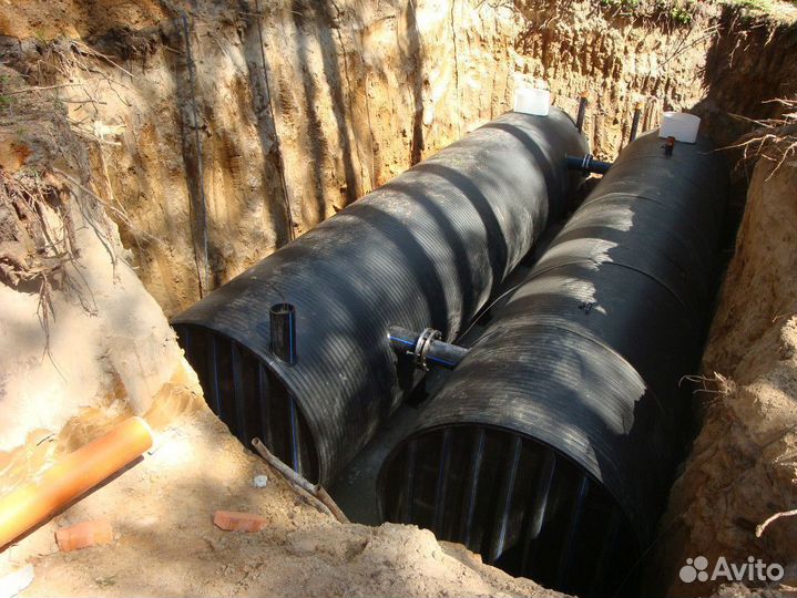 Подземная емкость от 5 до 100 м3 (спиролайн)