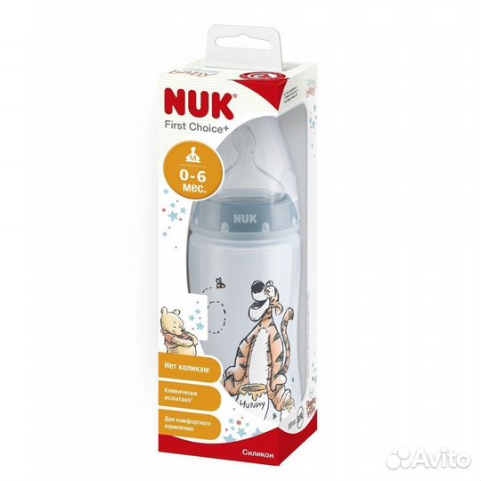 Бутылочка Nuk First Choice Plus Дисней 300мл